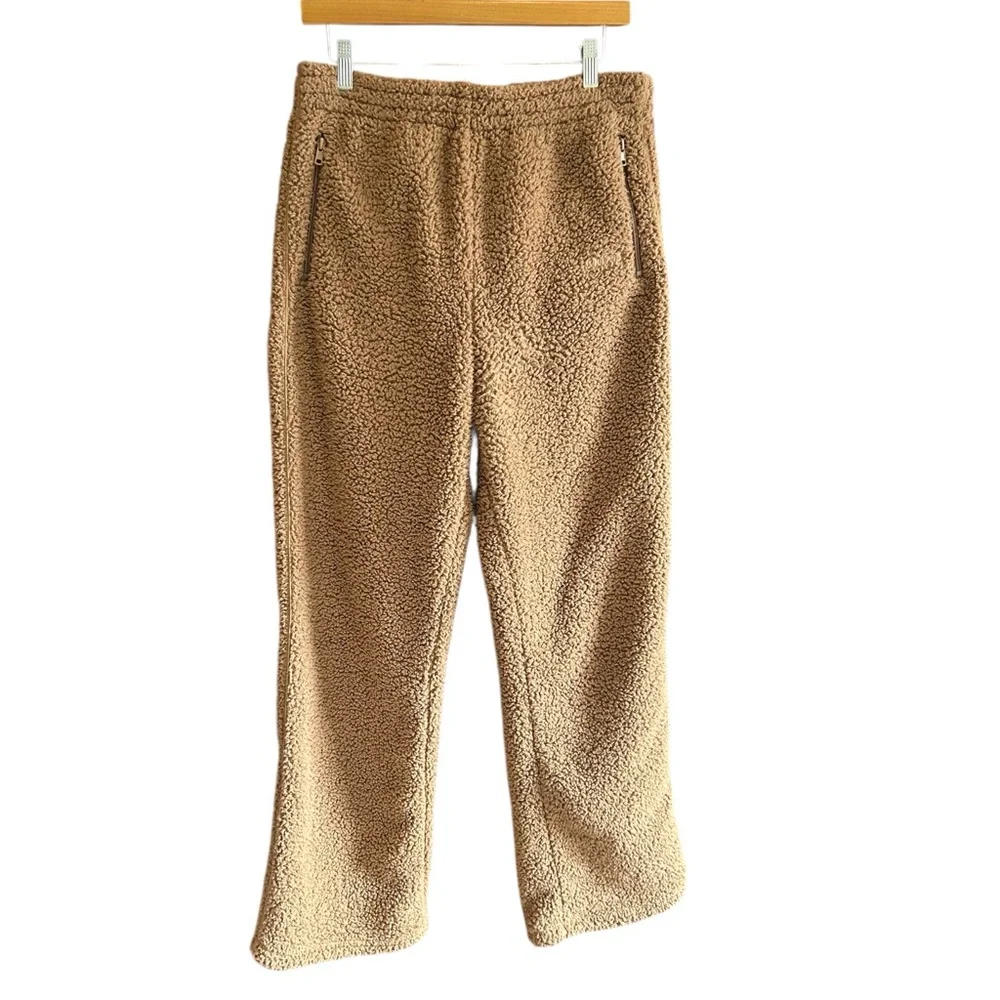 SKIMS Teddy Track Pants Desert‎ Brown M Long - Picture 5 of 15